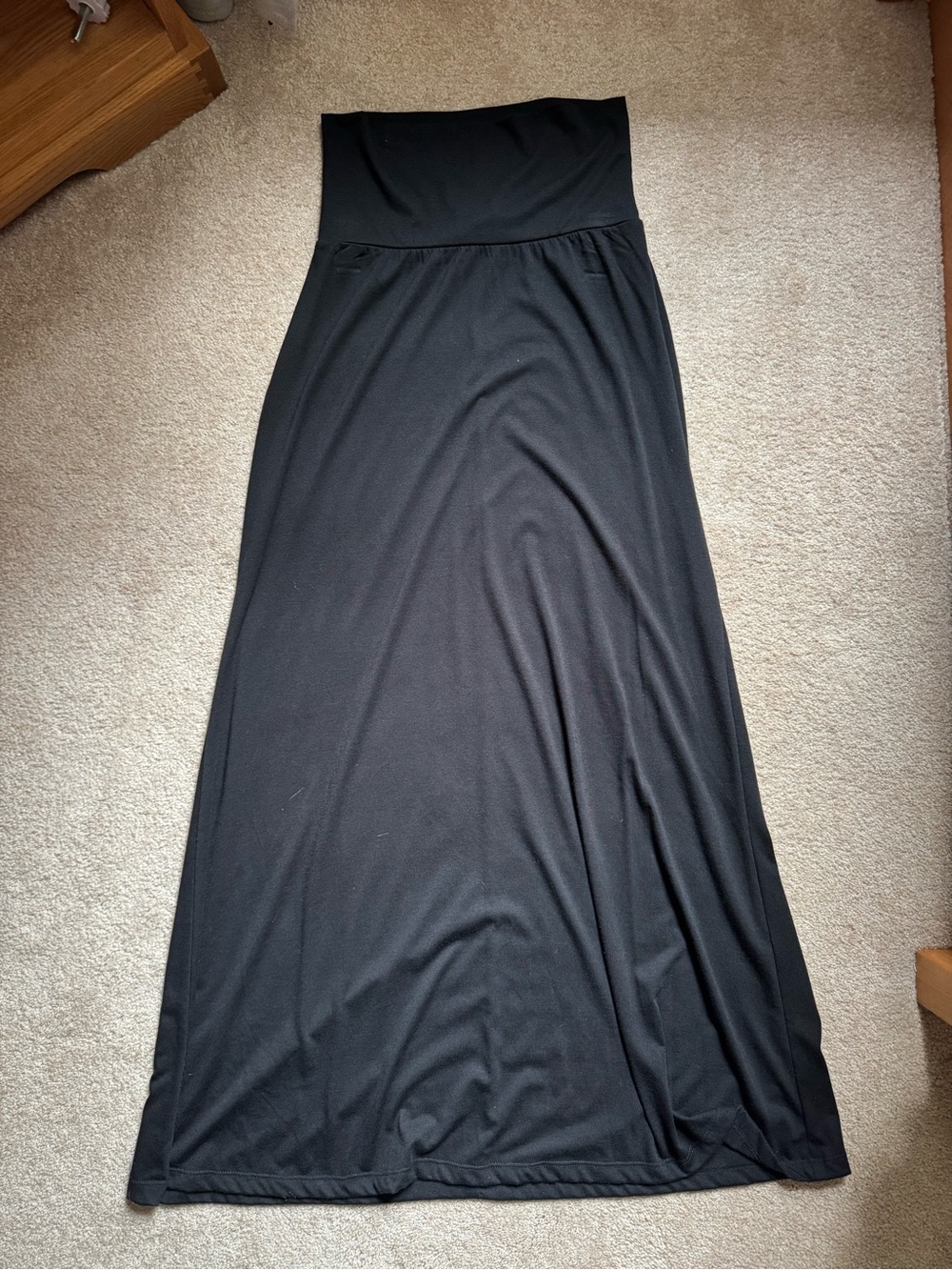 Black Maxi Skirt - Sleek Everyday Style